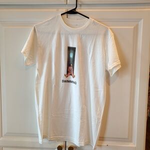 Mac Miller Swimming Album Merch White Graphic T-Shirt Size Small S
